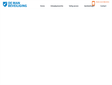 Tablet Screenshot of demanbeveiliging.nl